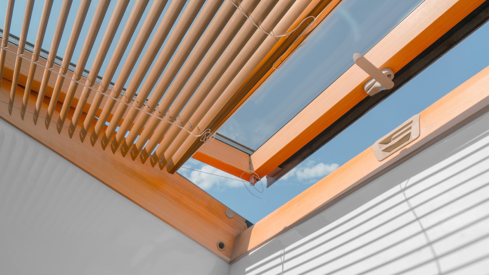 Exterior And Interior Fabric Skylight Shading System