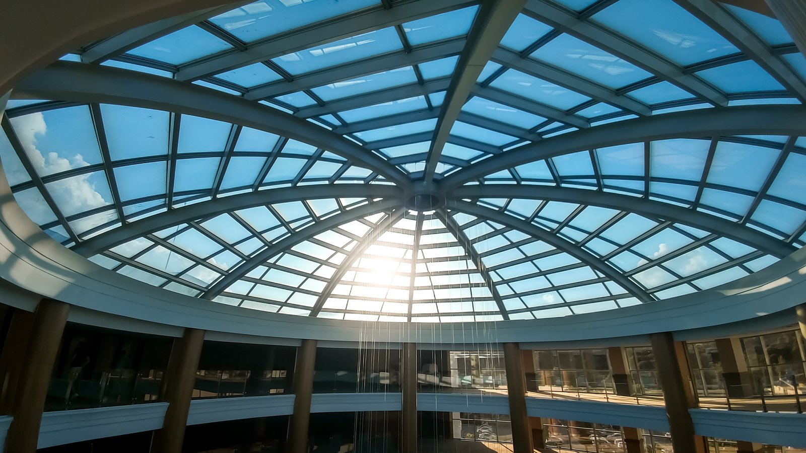 Exterior And Interior Fabric Skylight Shading System